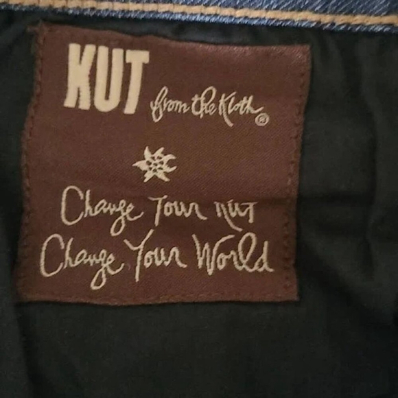 Kut From The Kloth Katy Boyfriend Stretch Jeans Blue Size 6 - Picture 9 of 9